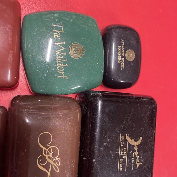 Vintage Lot of European Hotel Soap & Boxes Lot of 9 Waldorf Brussels Biarritz - Picture 2 of 7